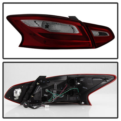 SPYDER xTune 16-18 Nissan Altima 4DR OEM Tail Light - Red Smoke (ALT-JH-NA16-4D-RSM) 9943041 9943041 Photo - Unmounted