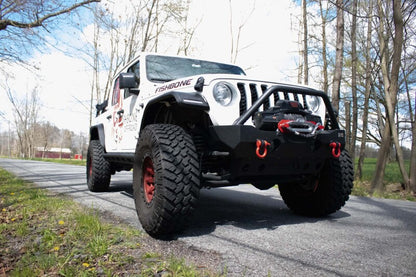 Fishbone Offroad 2018+ Jeep Wrangler JL/JLU/2020+ Gladiator JT  Alum Front Fender Flares  - Black FB33455F FB33455F Photo - lifestyle view