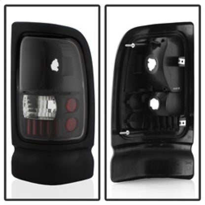 SPYDER Xtune Dodge Ram 1500/2500/3500 94-01 Euro Style Tail Lights Black ALT-ON-DRAM94-BK 5012753 5012753 Photo - Unmounted