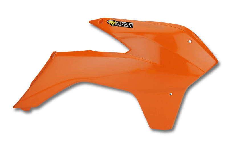 Cycra 13-16 KTM 125-500 SX/XC/SX-F/XC-F/XC-W/XCF-W/EXC-F Powerflow Radiator Shrouds Orange 1CYC-1899-22 1CYC-1899-22 Photo - Primary
