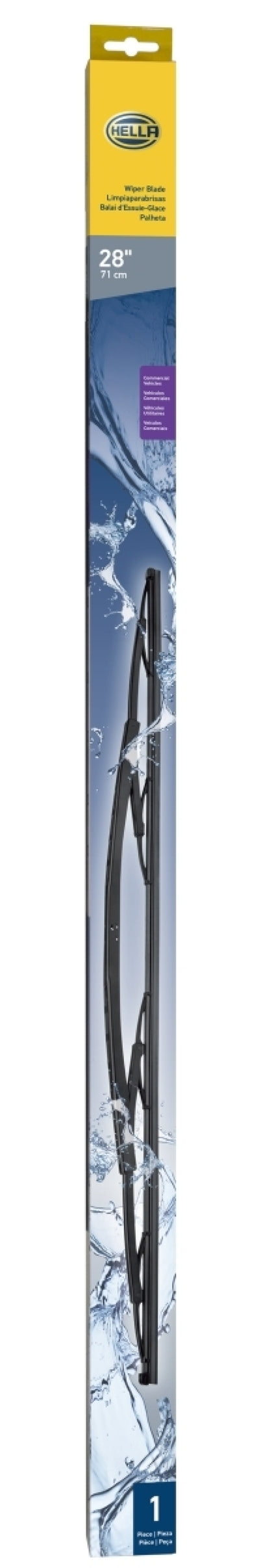 Hella Commercial Wiper Blade 28in - Single 9XW191398281 9XW191398281 Photo - Mounted