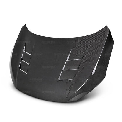 Seibon 2016-2018 Honda Civic Coupe/Sedan/Hatchback TS-Style Carbon Fiber Hood HD16HDCV-TS HD16HDCV-TS Photo - Primary