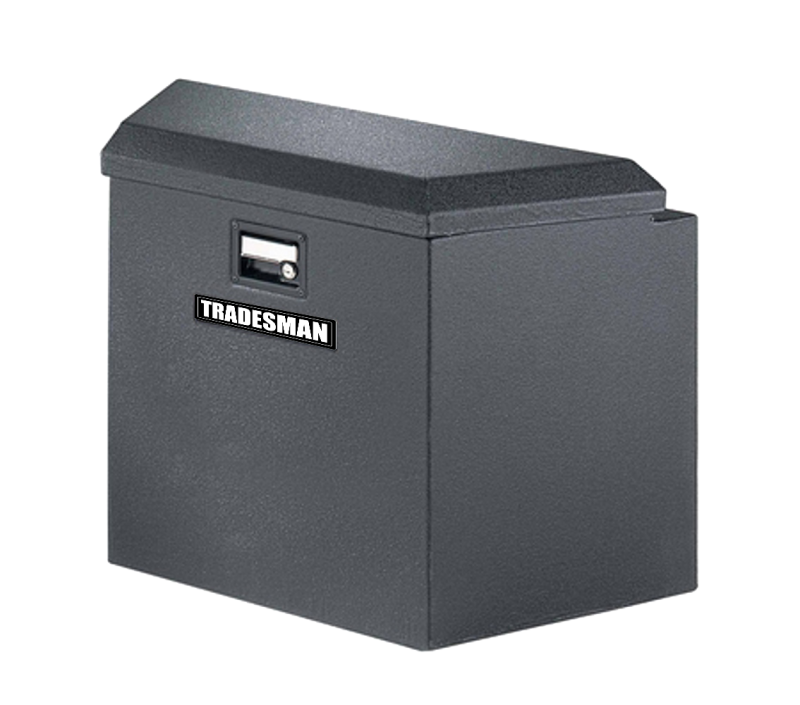 Tradesman Steel Trailer Tongue Storage Box (16in.) - Black 76220