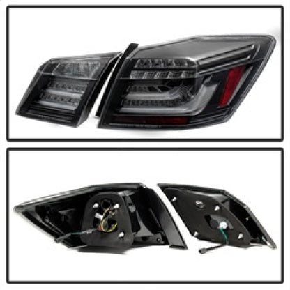 Spyder Honda Accord 2013-2015 4DR LED Tail Lights - Black ALT-YD-HA13LED-LED-BK 5082053 5082053 Photo - Unmounted