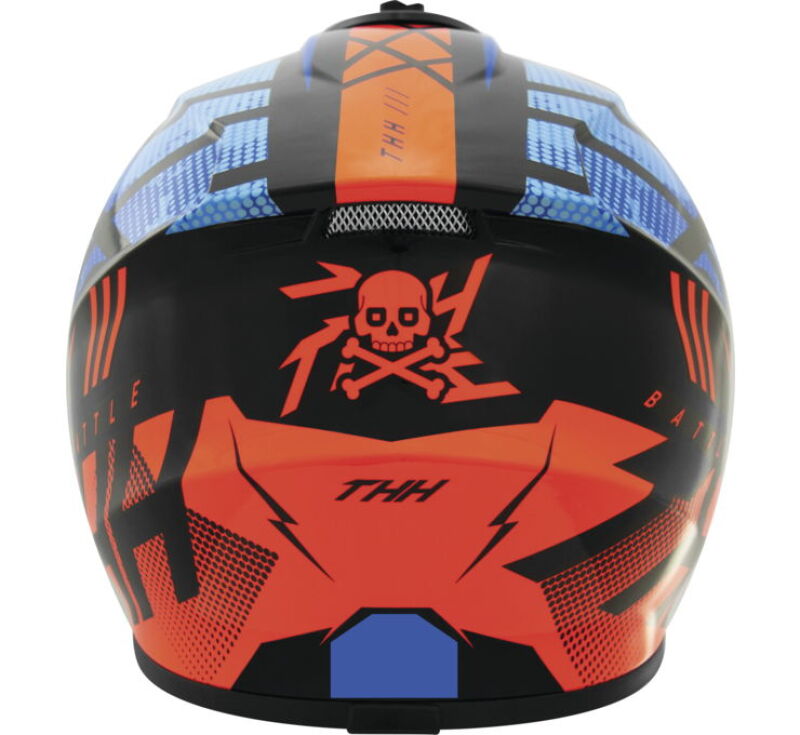 THH Helmets T710X Battle Blu/Org Xs 646376 646376 Photo - Primary