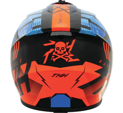 THH Helmets T710X Battle Blu/Org Xs 646376 646376 Photo - Primary