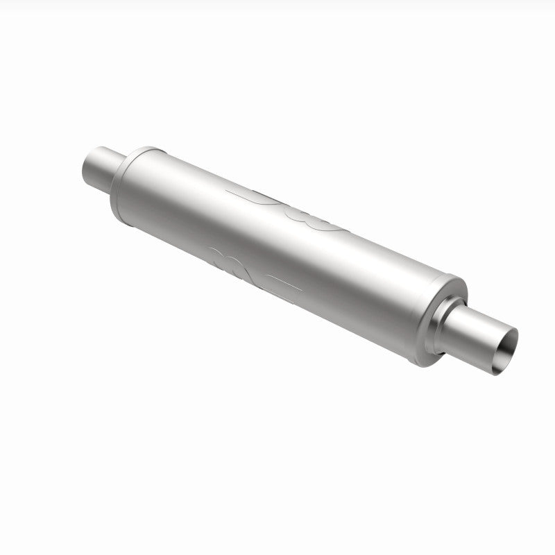 MagnaFlow 4" Round Center/Center Straight Through Performance Muffler 10424 360 Degree Image Set