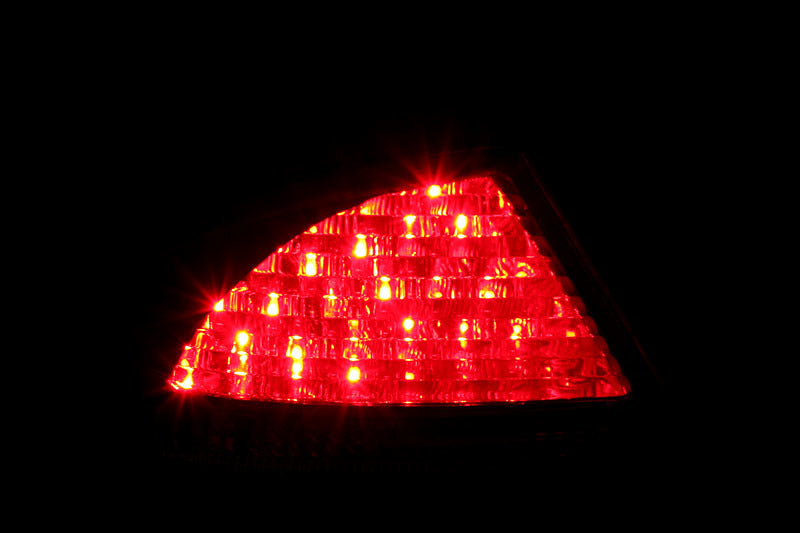 Anzo 2000-2005 Mercedes Benz S Class W220 LED Tail lights Red/Smoke 321122 Photo - Unmounted