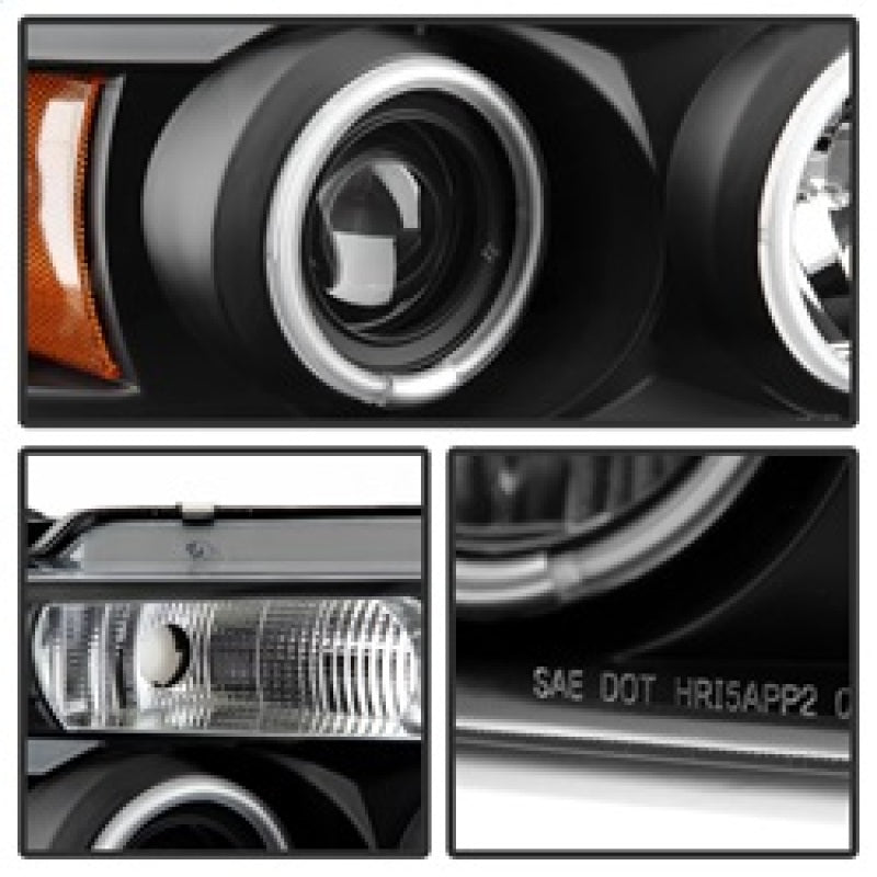 Spyder Ford F150 04-08 Projector Headlights Version 2 CCFL Halo LED Blk PRO-YD-FF15004-CCFL-G2-BK 5030085 5030085 Photo - Unmounted