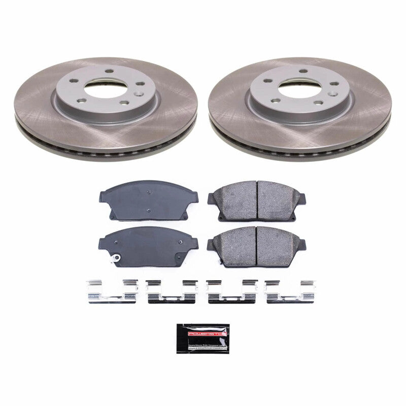 PowerStop Power Stop 11-15 Chevrolet Volt Front Semi-Coated Rotor Kit SC5554 SC5554 Photo - Primary