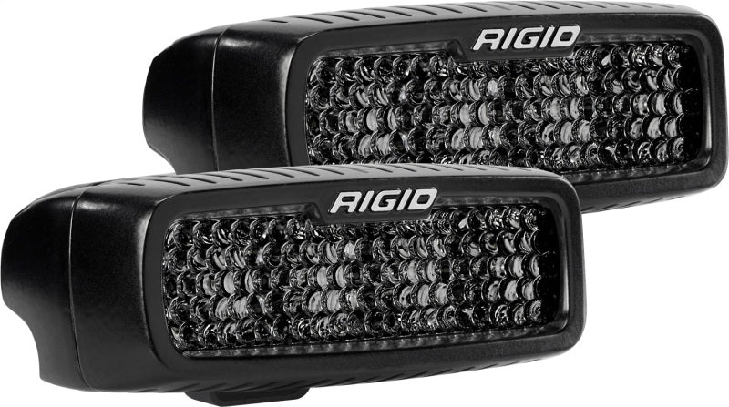 Rigid Industries SR-Q Series PRO Midnight Edition - Spot - Diffused - Pair 905513BLK 905513BLK Photo - Unmounted