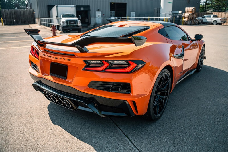 CORSA Performance Corsa 2023 Chevrolet Corvette C8 Z06 3in Valved Cat-Back Exhaust Muffler Delete Track System w/o Tip 21113 21113 Photo - Mounted