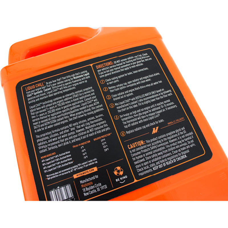 Mishimoto Liquid Chill Synthetic Engine Coolant -Full Strength MMRA-LC-FULLF Photo - Close Up