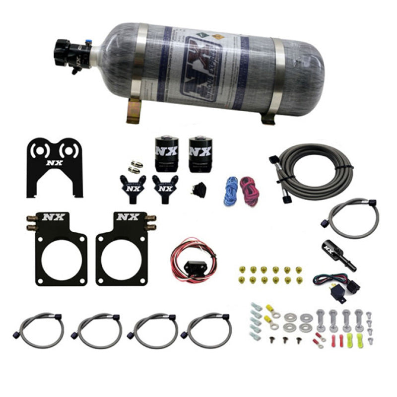 Nitrous Express Nissan GT-R Nitrous Plate Kit (35-300HP) w/Composite Bottle 20717-12 20717-12 Photo - Primary