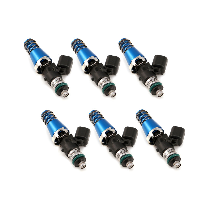 Injector Dynamics ID1050x, for 90-96 300ZX TT. 11mm (blue) adaptor tops. Set of 6. 1050.60.11.14.6 Photo - Primary