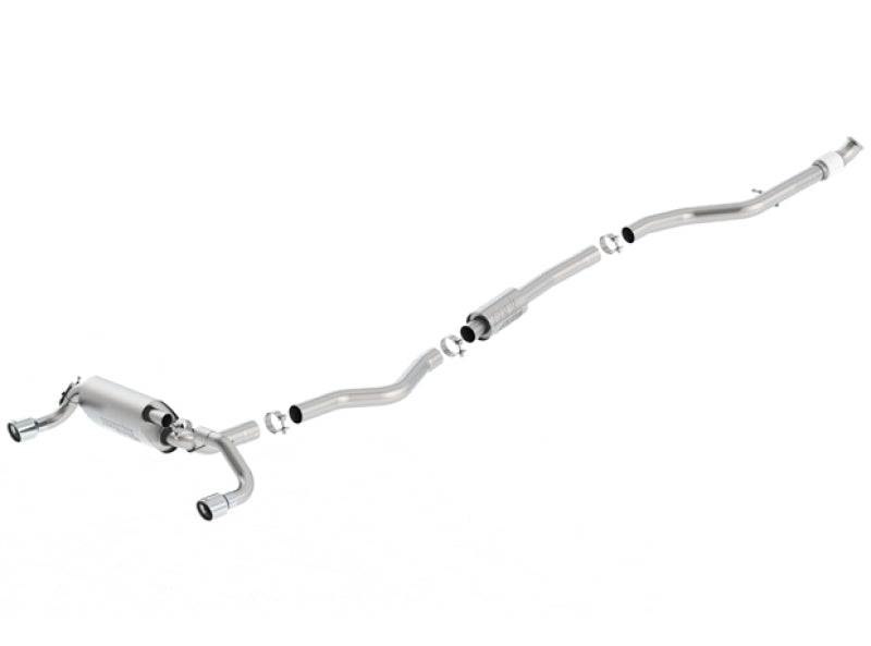Borla 13-16 BMW 335i / 435i Atak Cat back SS 3.0in, 2.25in 3.5in Tip Single Rolled 140580 140580 Photo - Primary