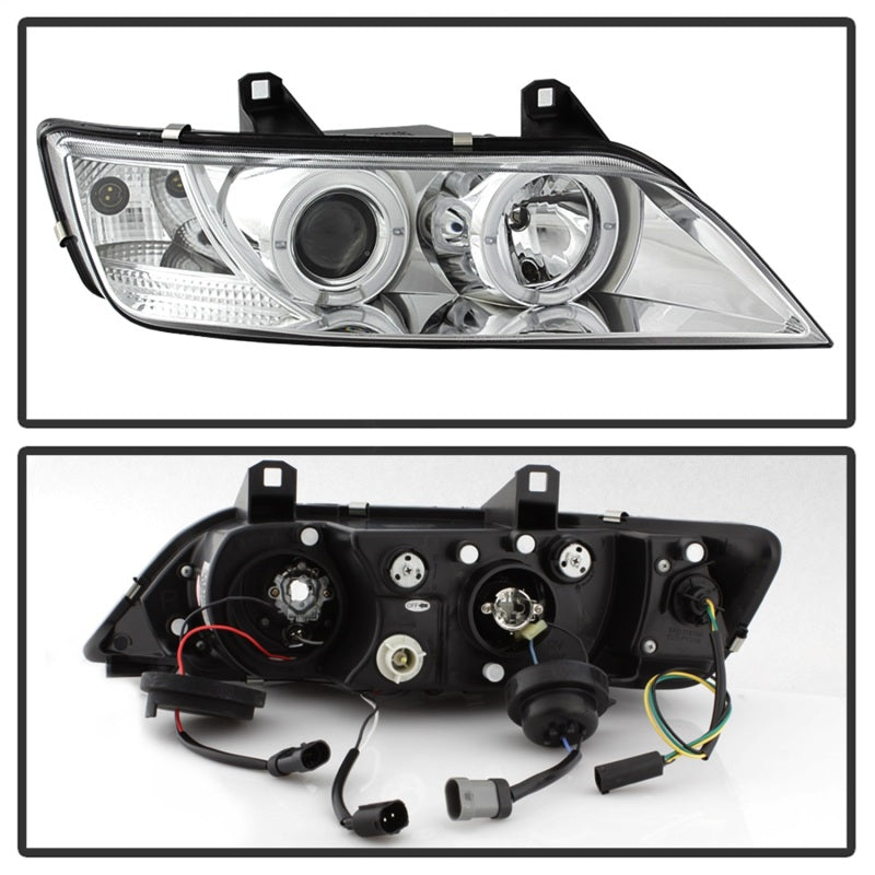 Spyder BMW Z3 96-02 Projector Headlights LED Halo Chrome High H1 Low H1 PRO-YD-BMWZ396-HL-C 5009098 5009098 Photo - Unmounted