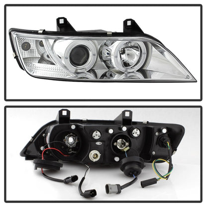 Spyder BMW Z3 96-02 Projector Headlights LED Halo Chrome High H1 Low H1 PRO-YD-BMWZ396-HL-C 5009098 5009098 Photo - Unmounted