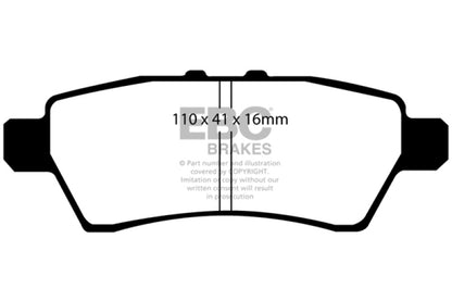 EBC Disc Brake Pad Set DP61748 Photo - Primary