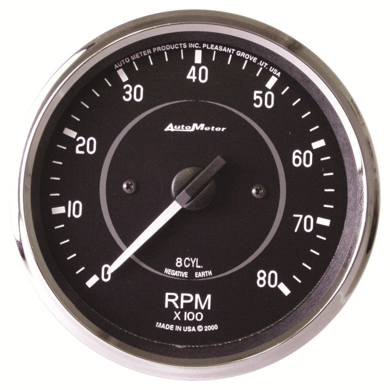 Autometer Gauge, Tachometer, 4", 8k Rpm, In-Dash (8 Cyl Only), Cobra 201004 Photo - Primary