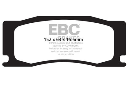 EBC Disc Brake Pad Set DP42111R Photo - Primary