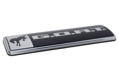 Ford Racing Bronco/Bronco Sport G.O.A.T. Badge - Black/Chrome M-1447-GOAT M-1447-GOAT Photo - Unmounted
