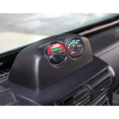 Banks Power 96-07 Jeep Wrangler 2-Gauge Dash Pod 63342 63342 Photo - Mounted