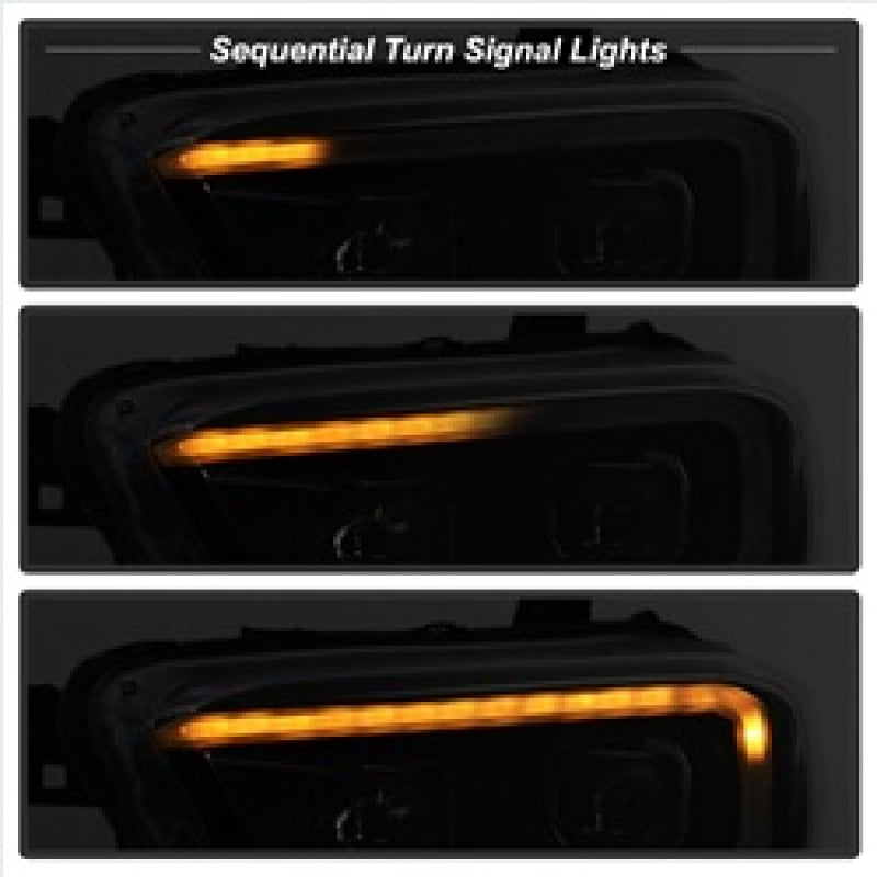 SPYDER xTune Toyota Tacoma 16-18 DRL Light Bar Projector Headlights - Black PRO-JH-TTA16-LBDRL-BK 9039256 9039256 Photo - Unmounted