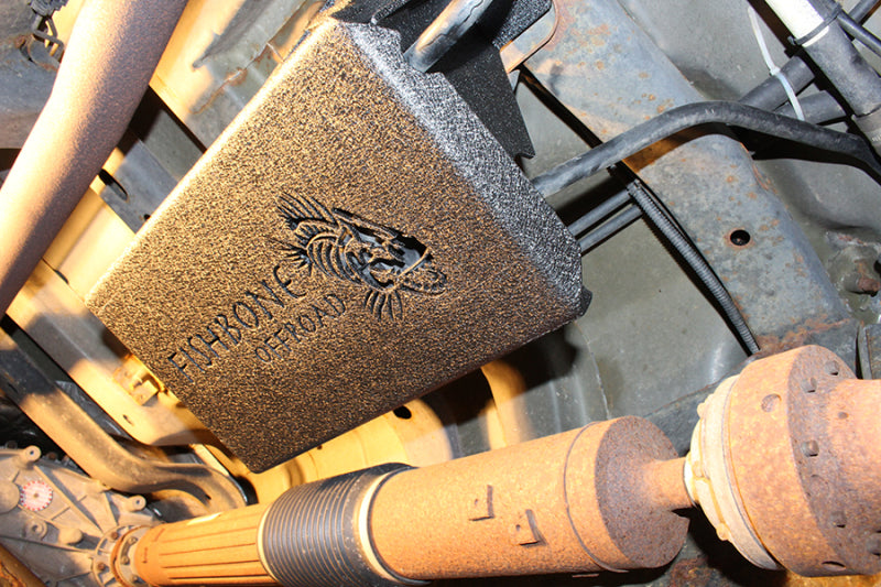 Fishbone Offroad 07-11 Jeep Wrangler JK Steel EVAP Canister Skid Plates - Black Textured Powdercoat FB23061 FB23061 Photo - lifestyle view