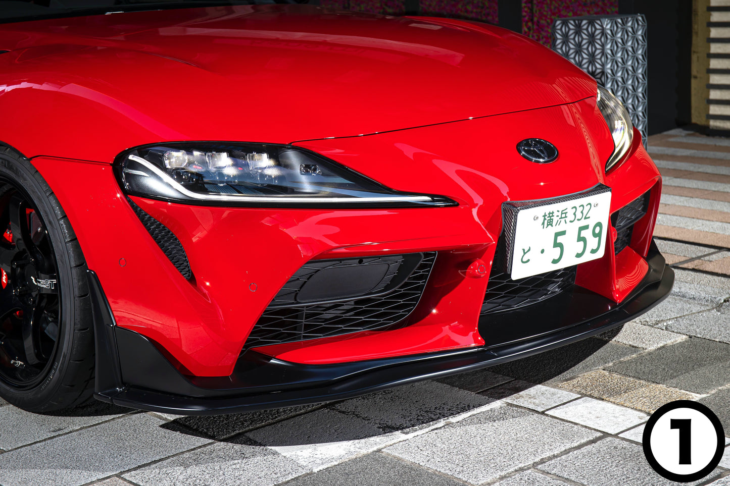 MAX ORIDO x AKEa - Front Lip Spoiler Set (Front Lip + Front End Fins) - Toyota GR Supra 2020+