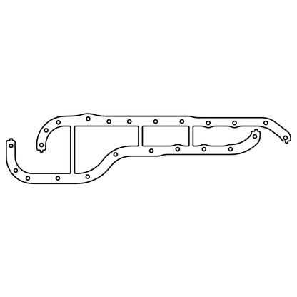 Cometic Gasket Cometic Ford EAO Cosworth YB .060in AFM Oil Pan Gasket - Pan Rails Only C4640 C4640 Photo - Primary