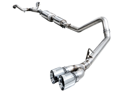 AWE Tuning AWE 0FG Exhaust for 3rd Gen Toyota Tundra - Dual Chrome Silver Tips 3015-32063 3015-32063 Photo - out of package