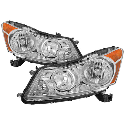SPYDER xTune Honda Accord 0-12 Sedan Only OEM Style Headlight - OEM Chrome HD-JH-HA08-4D-C 9040054 9040054 Photo - Primary