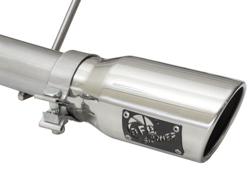 aFe  POWER 49-48056P Rebel Series 2-1/2" 409 SS Cat-Back Exhaust System 49-48056-P Photo - Unmounted