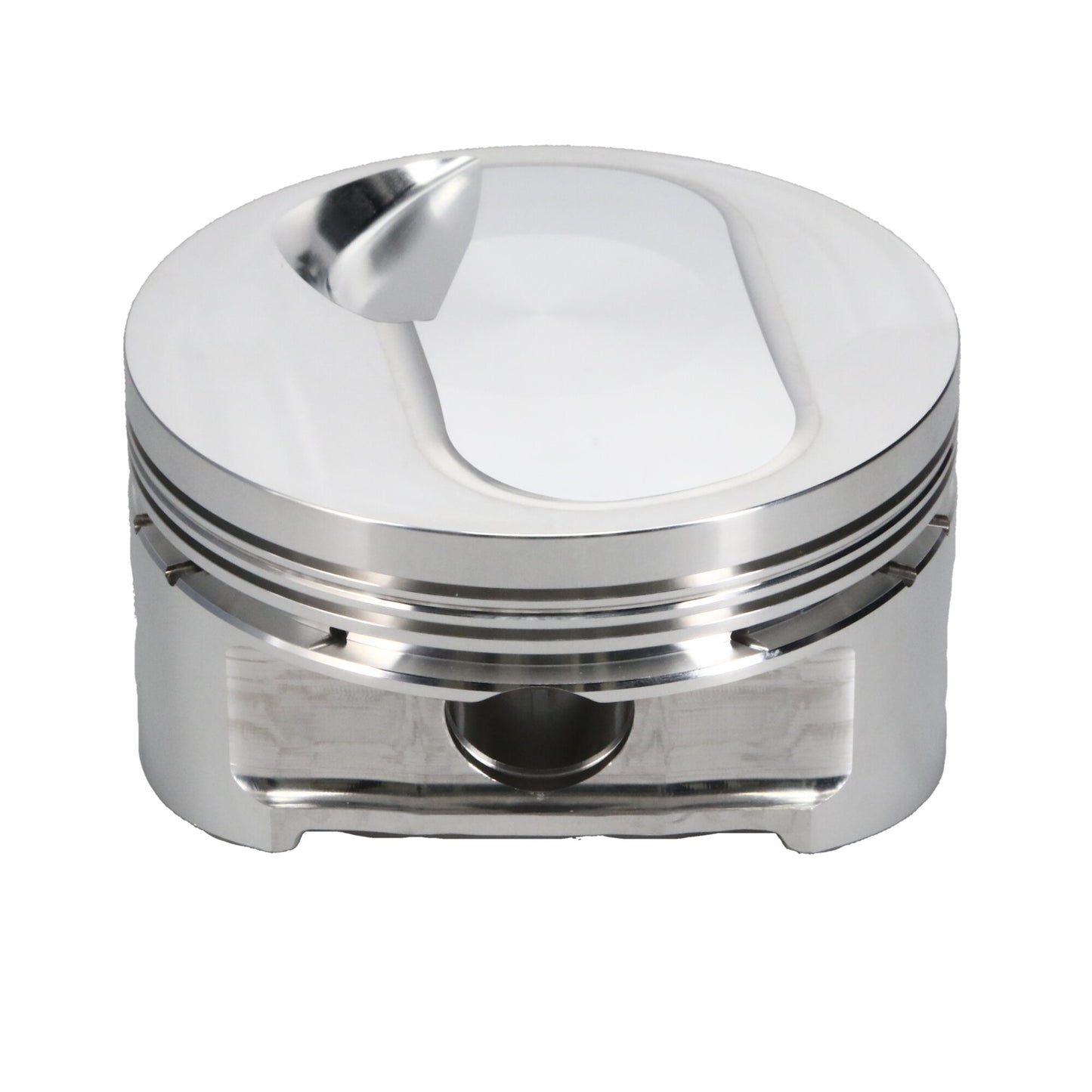 Manley Big Block Chevrolet LS Series 4.500in Bore 4in Stroke 2cc Flat Top and Mini Dome Piston Set 696800-8
