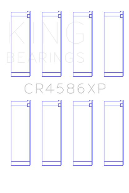 King Engine Bearings King Mitsubishi 4B11T EVO X 2007+ (Size 0.25) Performance Rod Bearing Set CR4586XP0.25 CR4586XP0.25 Photo - Primary