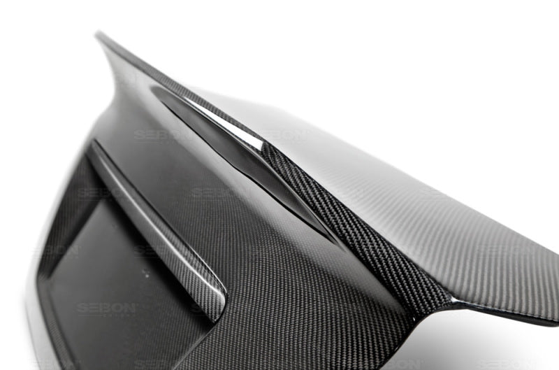 Seibon Carbon Fiber Trunk Lid For 2015-2021 Subaru WRX/STi TL15SBIMP-C Photo - Primary