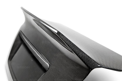 Seibon Carbon Fiber Trunk Lid For 2015-2021 Subaru WRX/STi TL15SBIMP-C Photo - Primary