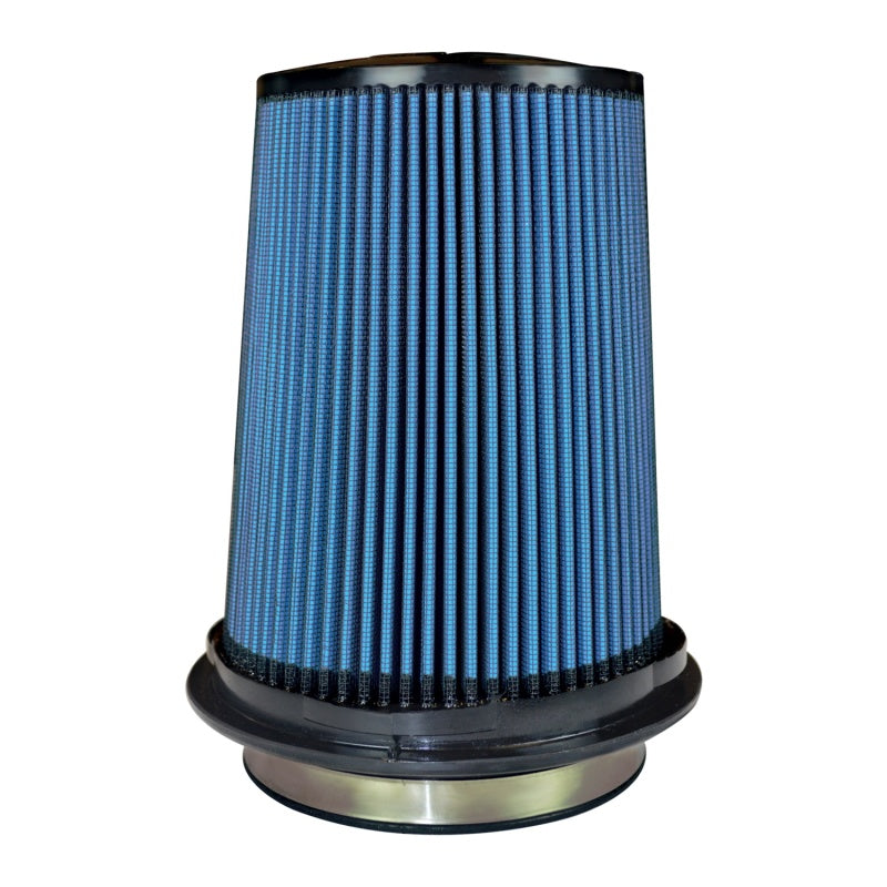 Injen SuperNano Web Dry Air Filter - 5in Flange ID / 7in  Base / 7.9in Media Height / 5in Top X-1107-BB X-1107-BB Photo - Primary