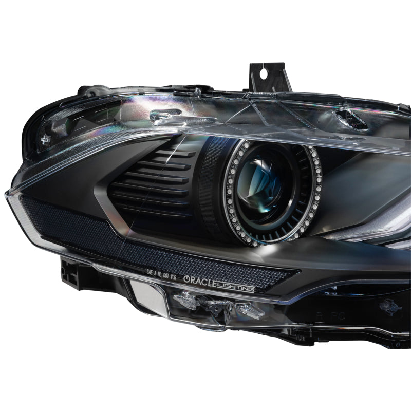 ORACLE Lighting 18-23 Ford Mustang Dynamic ColorSHIFT LED Headlights - Black Series 8204-332 8204-332 Photo - Close Up
