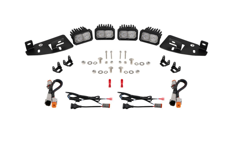 Diode Dynamics SSC2 LED Fog Pocket Kit for 2019-Present Ram - White Sport DD7622 DD7622 Photo - Primary