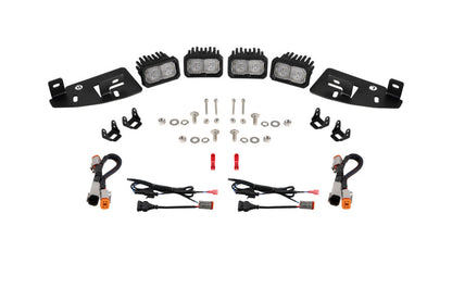 Diode Dynamics SSC2 LED Fog Pocket Kit for 2019-Present Ram - White Sport DD7622 DD7622 Photo - Primary
