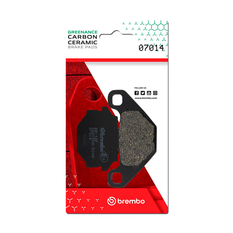Brembo OE Aprilia Rx/Fantic Grinta/Mz 660/Mz Baghira/Mz Mastiff Carbon Ceramic Brake Pad - Rear 07014 07014 User 1