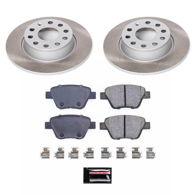 PowerStop Power Stop 12-15 Volkswagen Passat Rear Semi-Coated Rotor Kit SC5667 SC5667 Photo - Primary