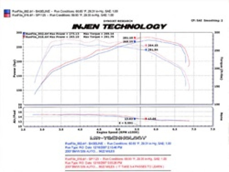 Injen Cold Air Intake Wrinkle Black - BMW 135i Base 2008-2010 SP1125WB Technical Drawing