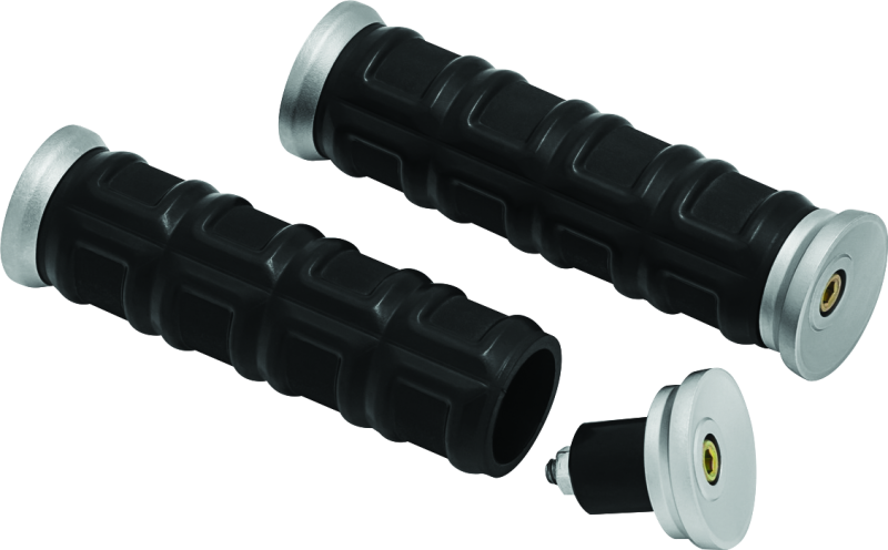 Kuryakyn Dillinger Grips 1in Nkl 6676 6676 Photo - Primary