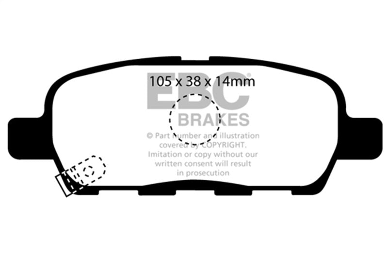 EBC Disc Brake Pad Set UD1288 Photo - Primary