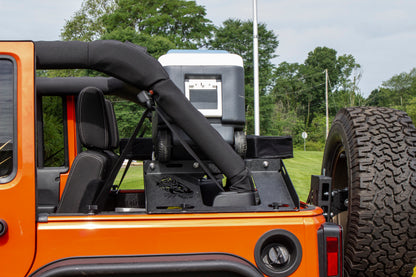Fishbone Offroad 07-18 Jeep Wrangler JK 4 Door Fisbone Offroad Interior Storage Rack FB25116 FB25116 Photo - lifestyle view