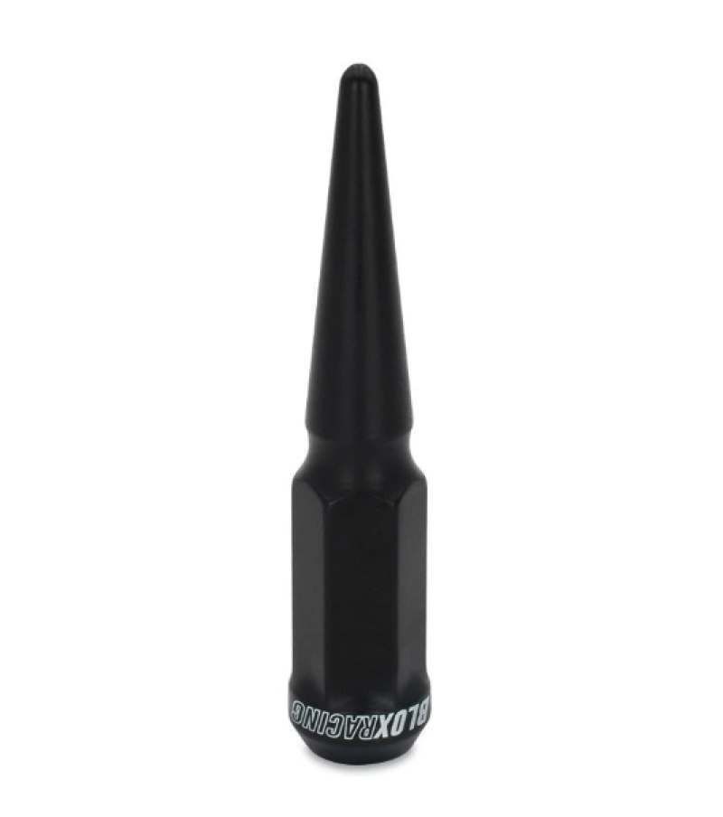 BLOX Racing Spike Forged Lug Nuts - Flat Black 14 x 1.50mm - Single BXAC-00165-SP