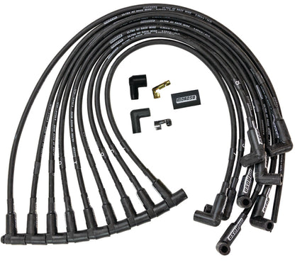 Moroso Ultra 40 Race Wire; Unsleeved, BBC; Over Valve Cover Hei Style Cap; 13 73728 User 1